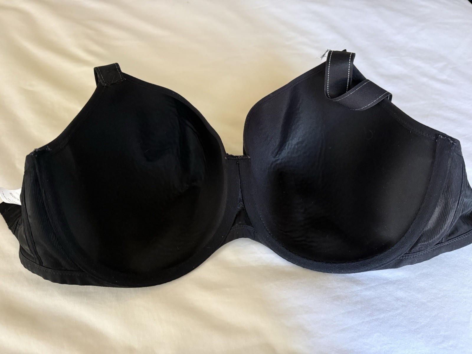 Freya 32K Bra Black Striped Idol Balcony T Shirt Underwire Back Closure 1050