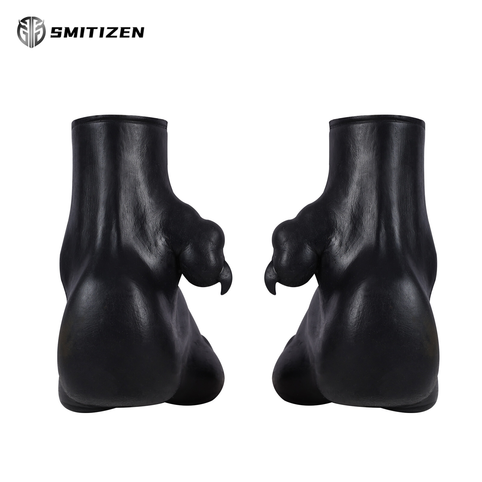 Smitizen Silicone fake claw Black Beast Paw monster Feet Realistic Skin Cosplay