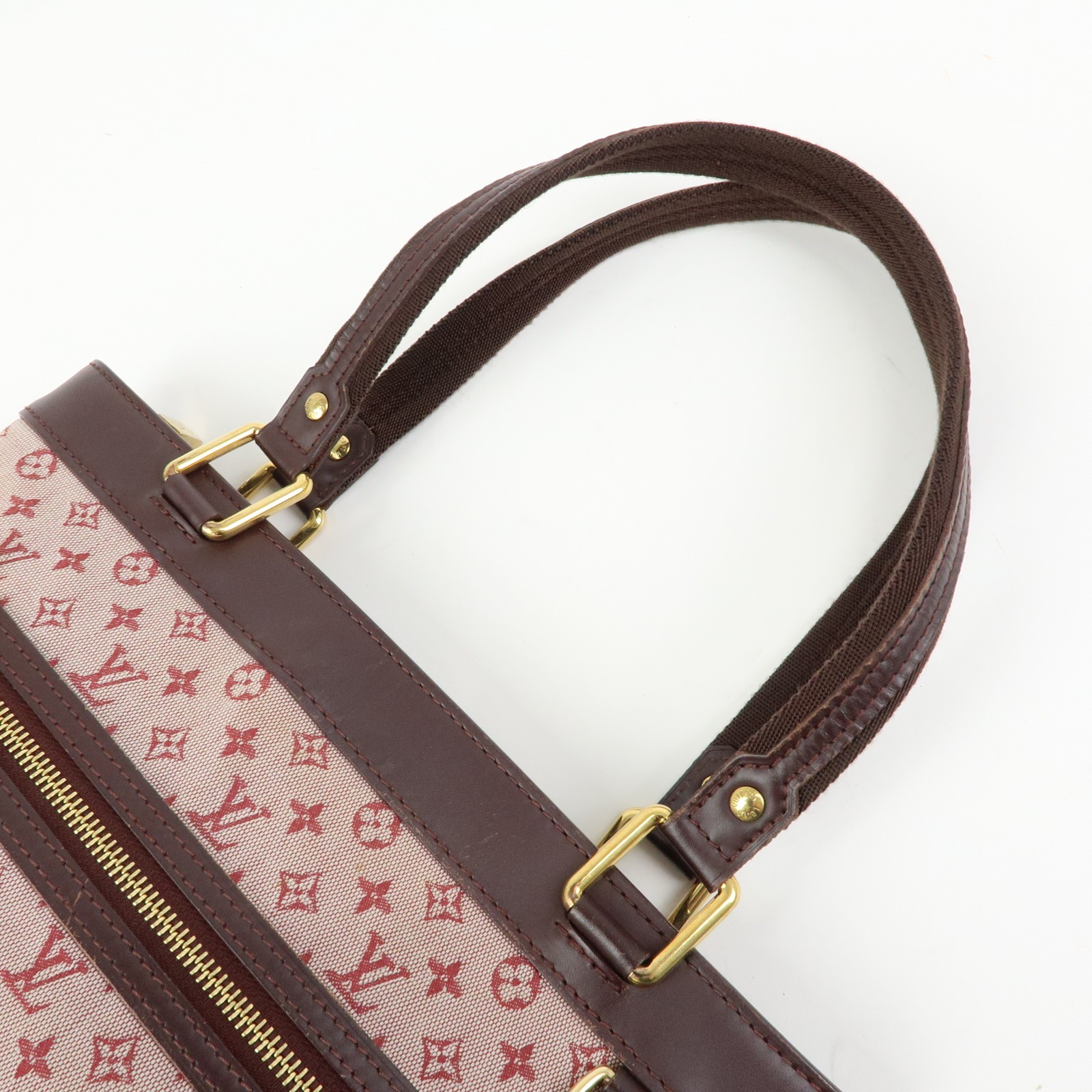 Louis Vuitton Monogram Mini Lucille PM Hand Bag Cerise M92678 Authentic Used F/S