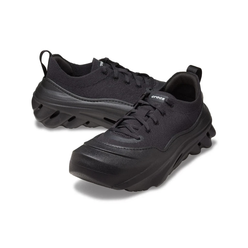 CROCS MENS ECHO SURGE TRUFFLE /MULTI SLIP ON SHOES unisex black