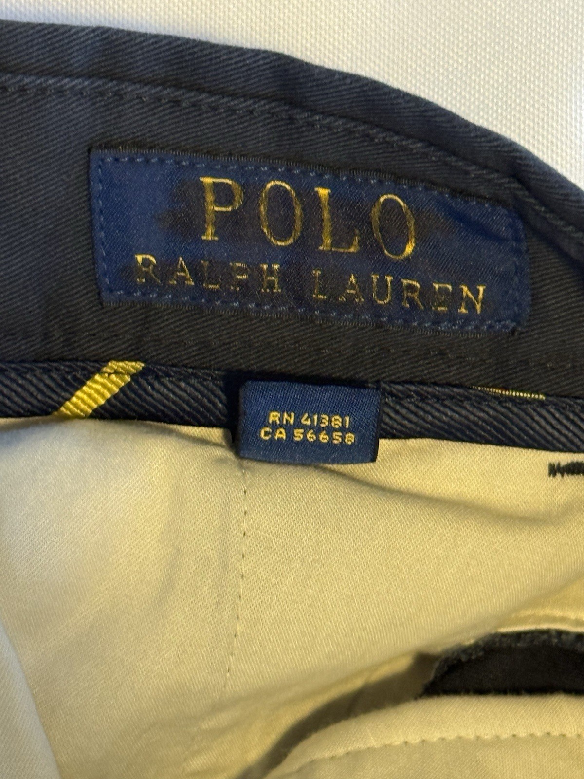 Polo Ralph Lauren Men’s Navy Blue Stretch Twill Dress Pants Cuffed NWOT Multi