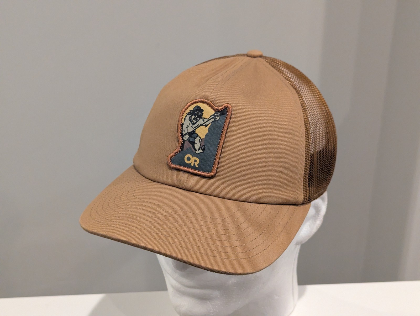Outdoor Research (Sasquatch) Squatch Trucker Lo Pro Cap Hat Patch Snapback Mesh