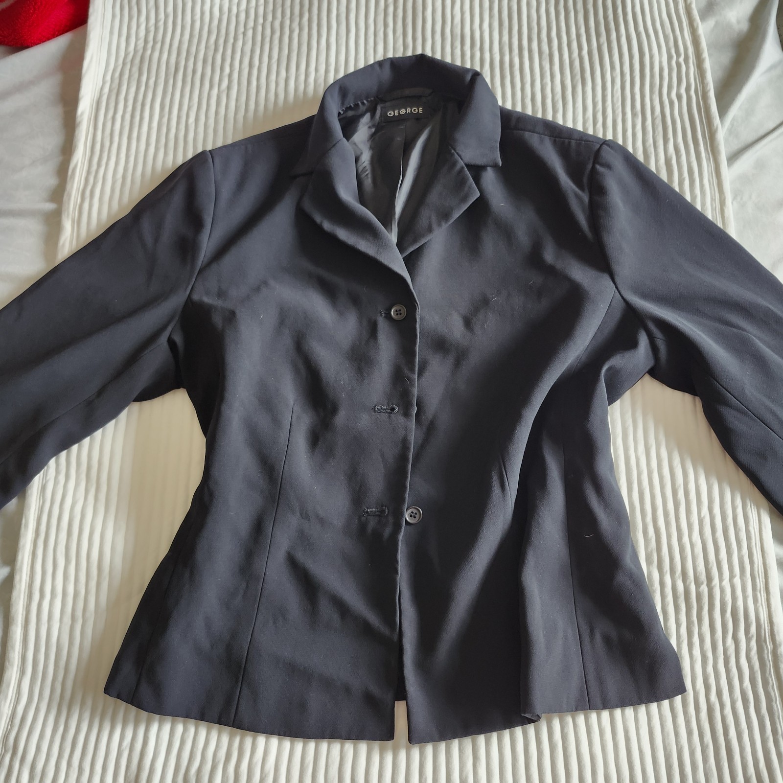 George Women’s Black 3-Button Lined Blazer Jacket
