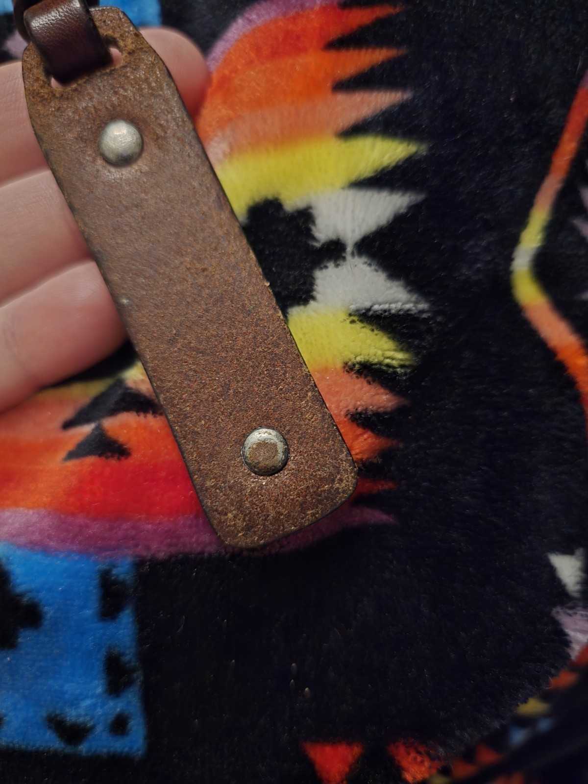 Burberry Bag Charm Strap Keyfob Key Chain Leather Strap