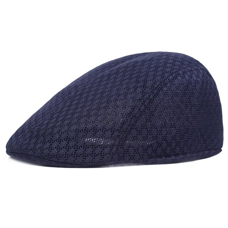 Men’s Mesh Summer Hat Newsboy Beret Gatsby Cap Ivy Hat Golf Sun Flat Cabbie US