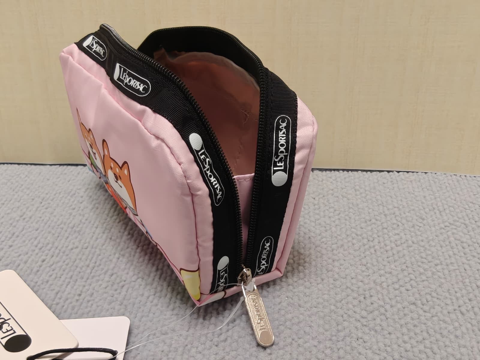 US STOCK & SHIP LeSportsac rectangular cosmetic pouch LSA