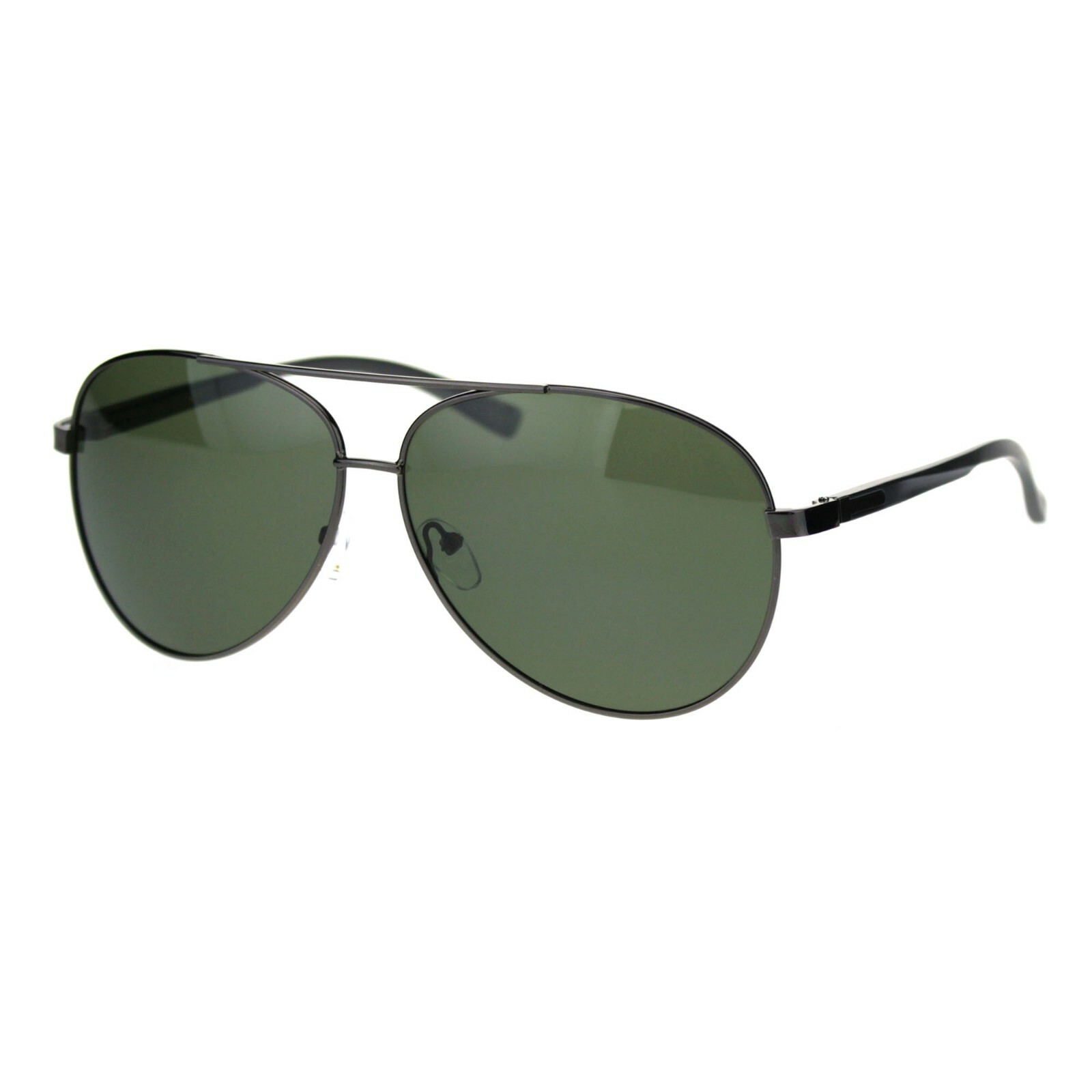 TAC Polarized Lens Sunglasses Men’s Round Pilot Spring Hinge UV400