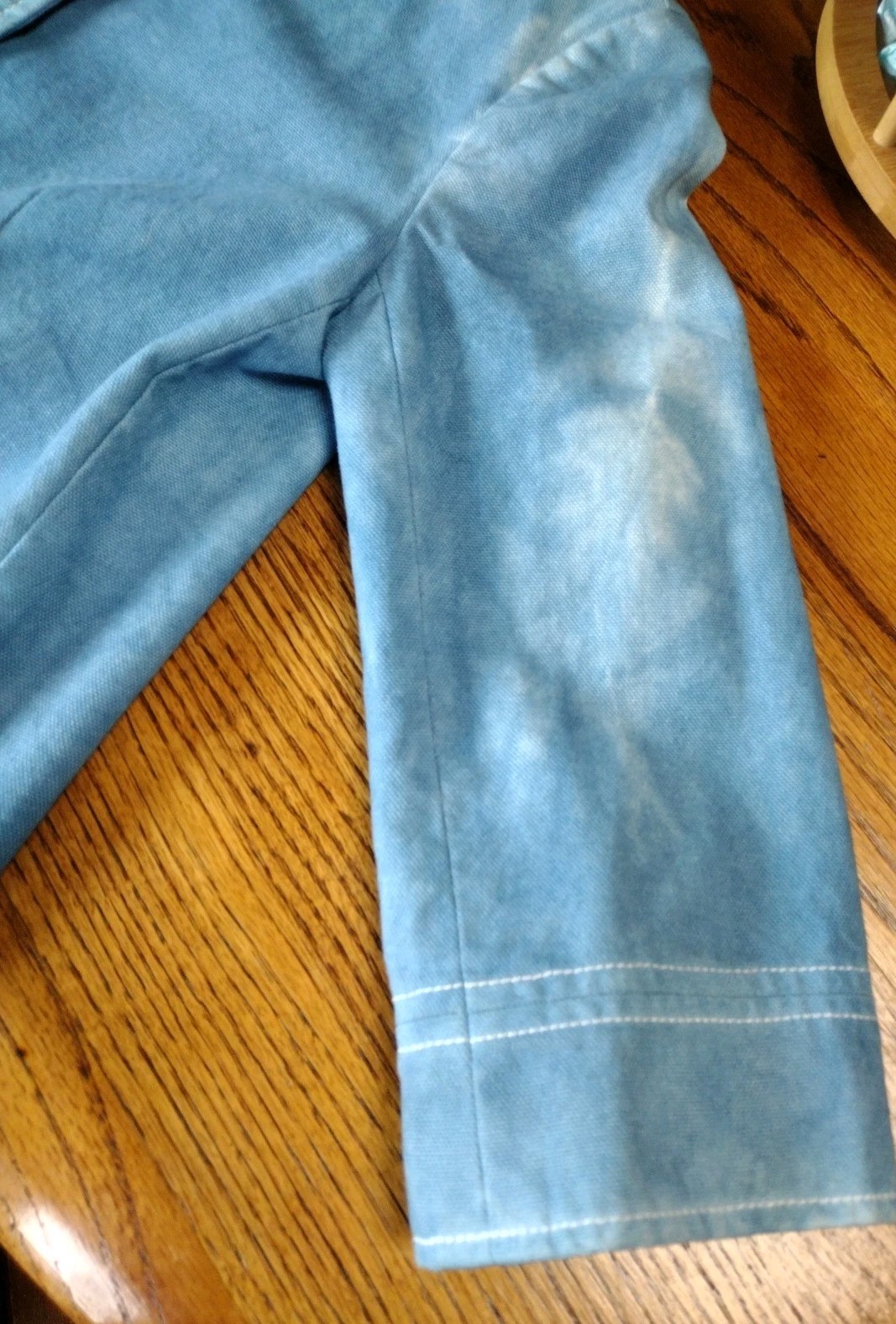 Jacket S Blue Plant Dyed Hand-Made Original Cotton Short Fully Lined