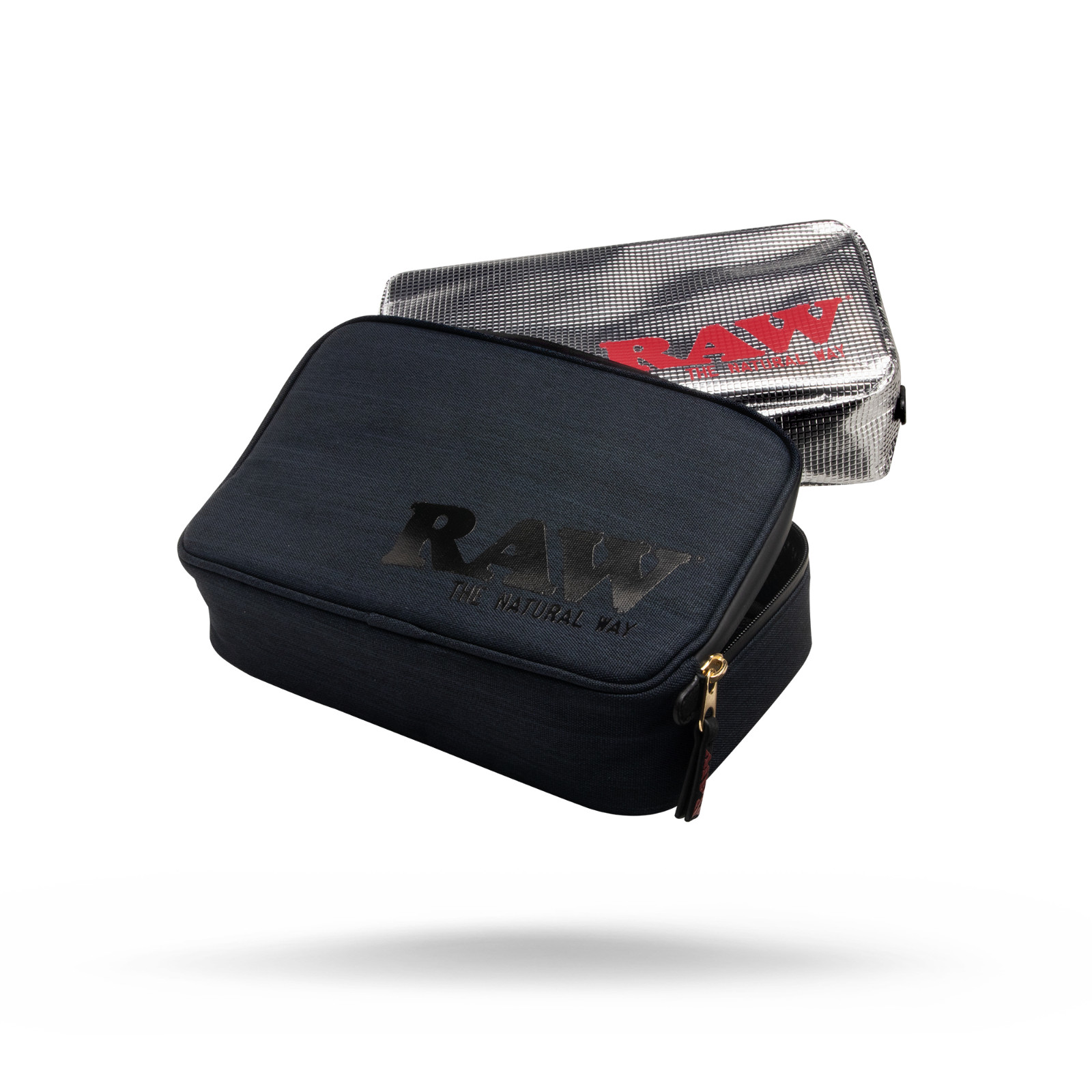 RAW Black Smell Proof Smokers Pouch | Half Ounce, Full Ounce & QTR Pounder