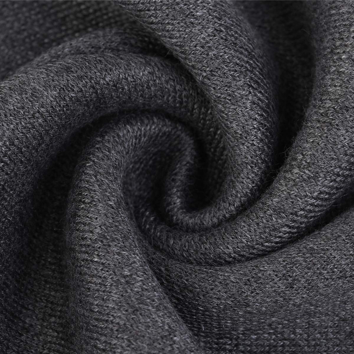 Mens Long Thick Scarf Solid Color Soft Warm Cashmere Feel Scarves Unisex Fash…