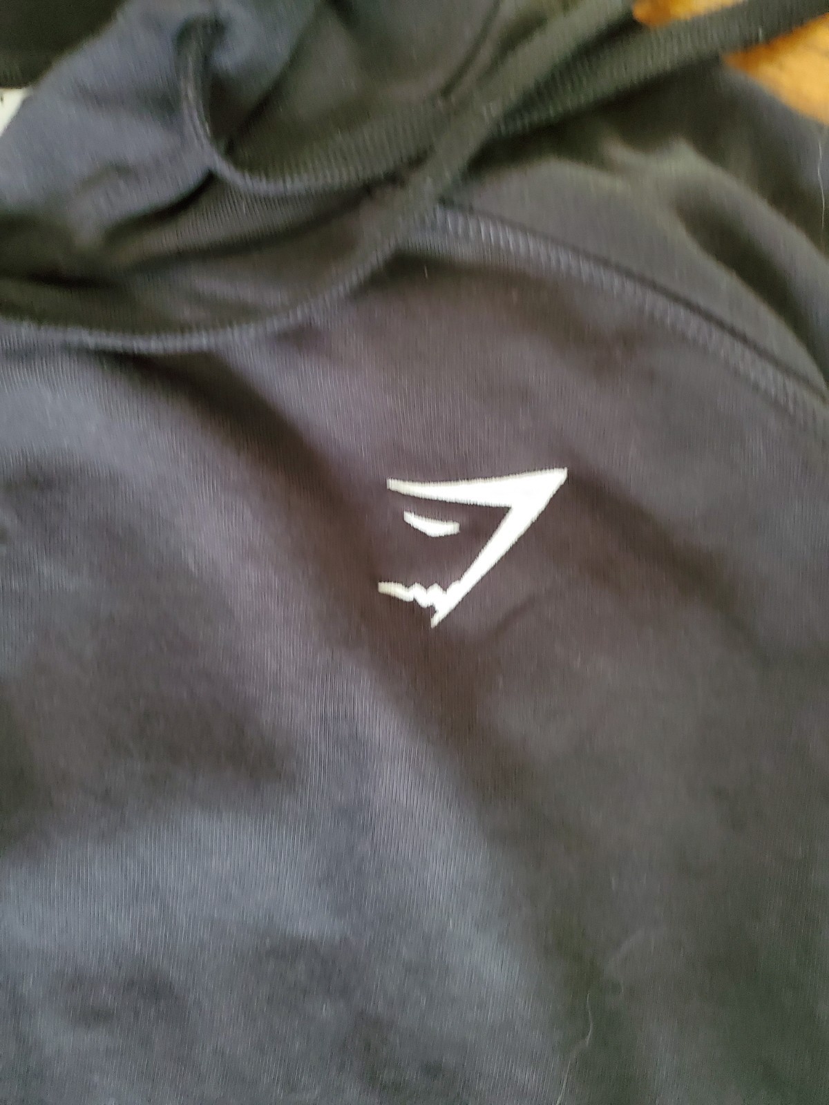 Gymshark Hoodie Womens Black Pullover Logo Athleisure Comfort Running Gym