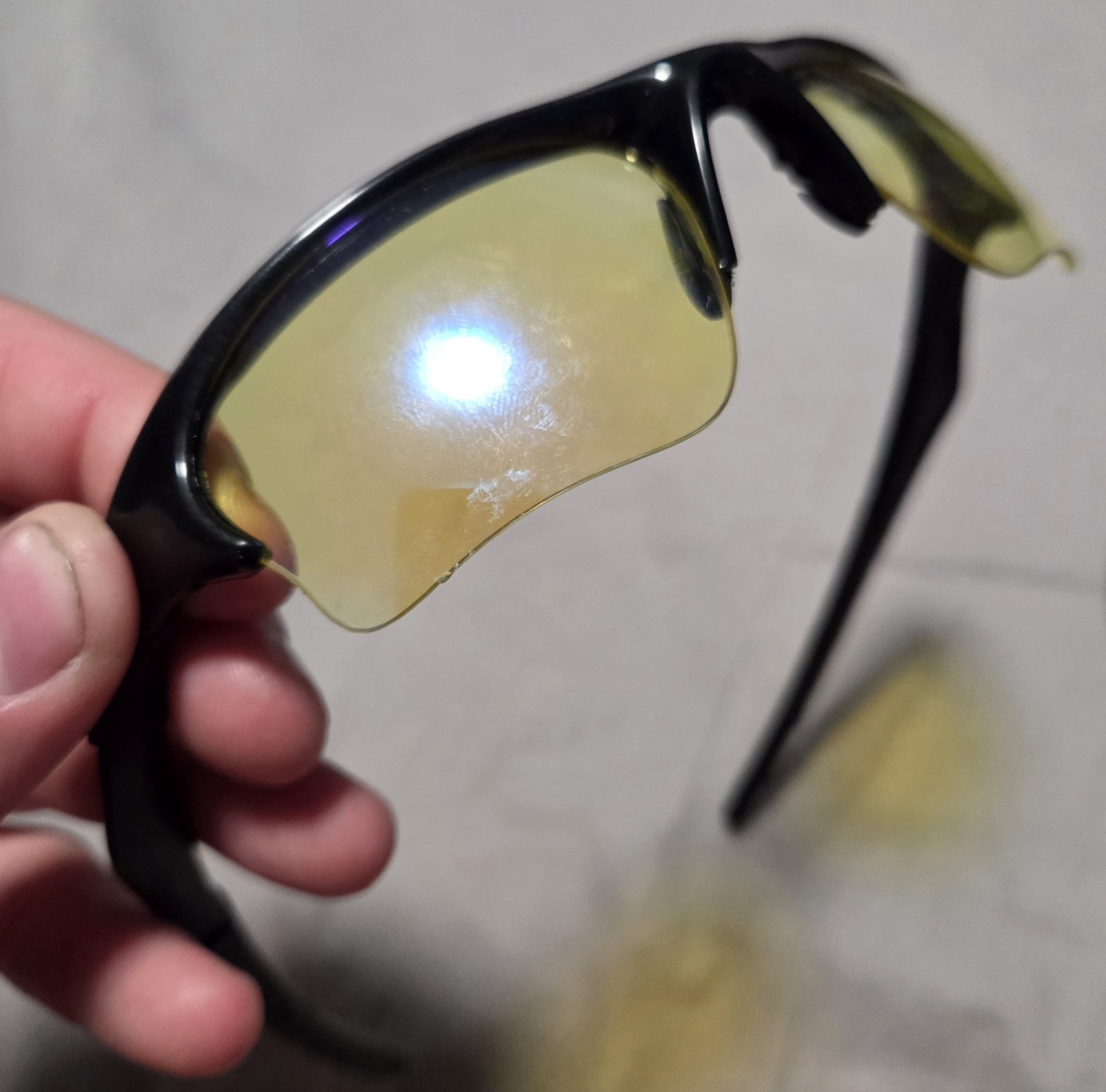 Oakley Half Jacket 1.0 Polished Black READ DESCRIPTION