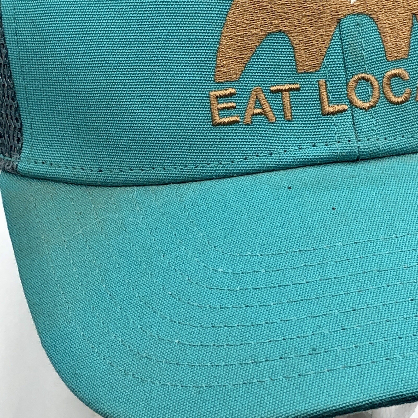 Patagonia Eat Local Up Stream Bear LoPro Snapback Trucker Hat Adjustable Cap