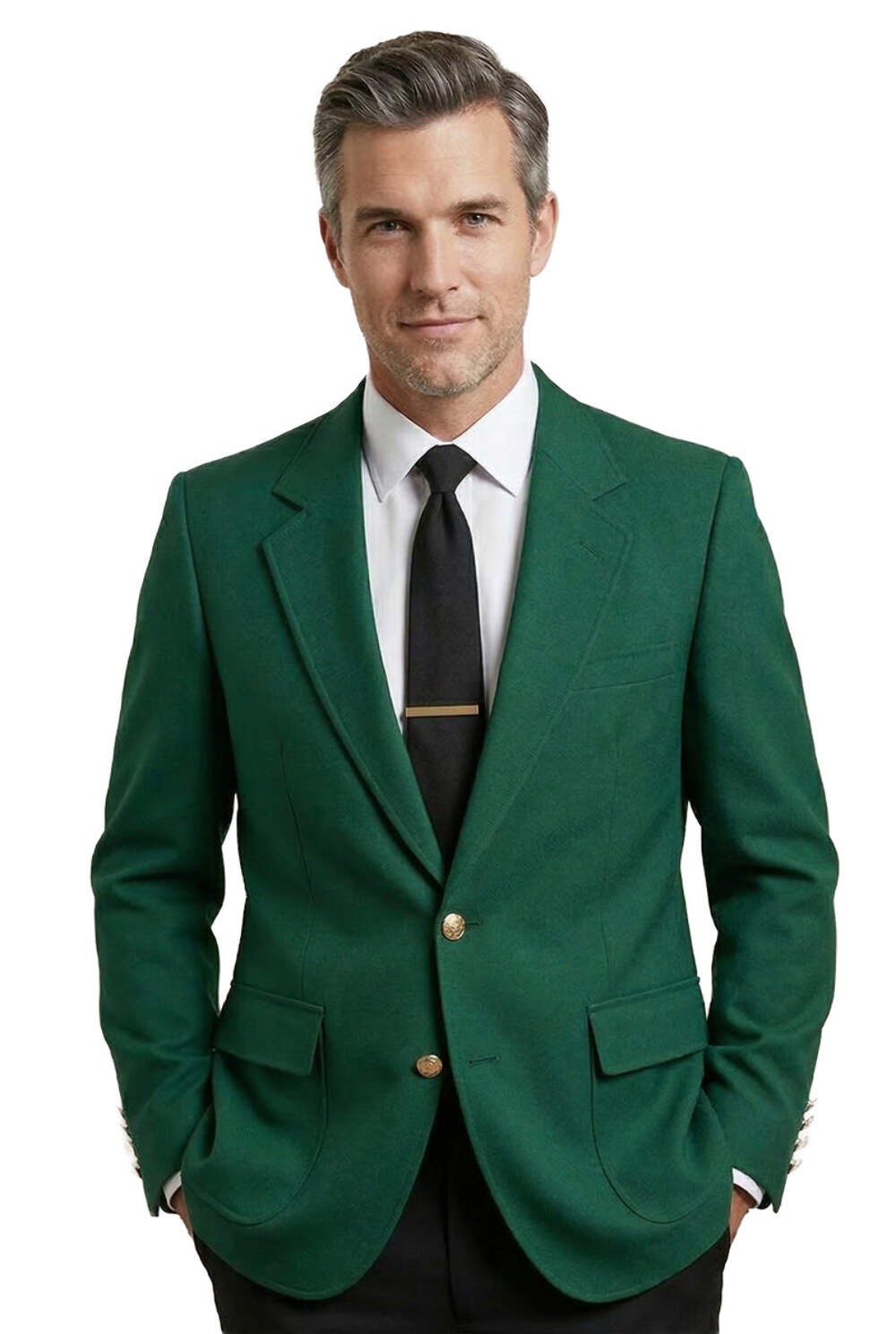 Men’s Single Breasted Two Button Professional Blazer Coat