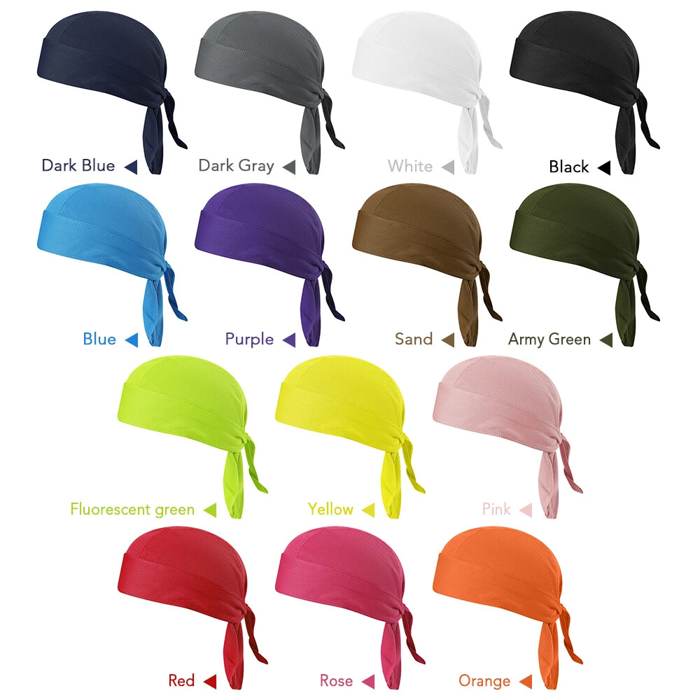 Motorcycle Wrap Biker Du Do Black Bandana Paisley Doo Rag Head Skull Cap Durag