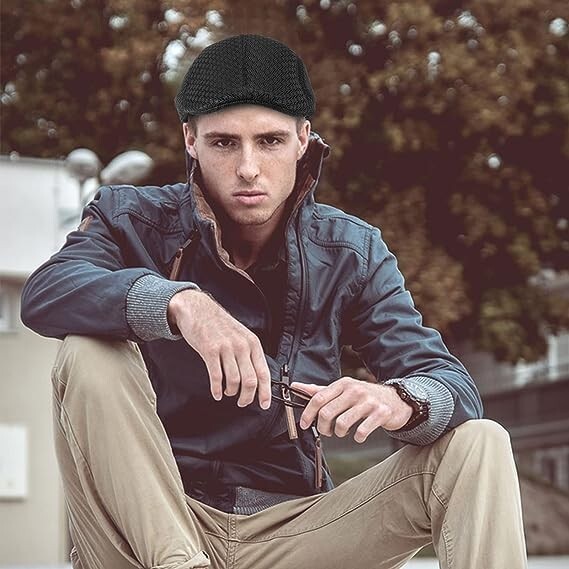 Summer Mesh Plain Newsboy Gatsby Cap Ivy Hat Golf Driver Mens Flat Cabbie Hats