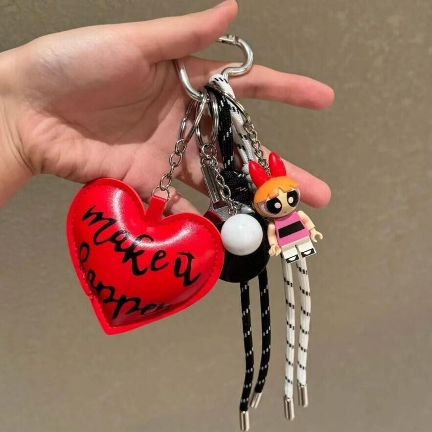 Key Chain Keychain Keyring Bag Charms Pendants Purse Handbag Accessories Couples