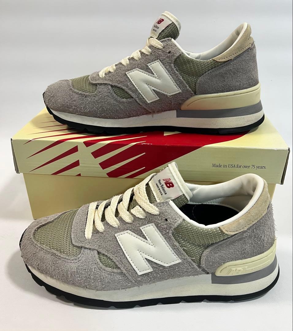 New Balance M990TA1 Gray Men’s Sneakers US8.0 Near Mint with Box