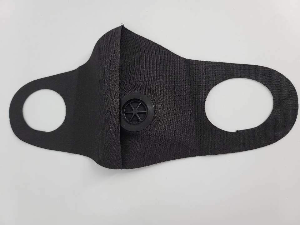( 3Pack ) Valve Face Mask / Fashion Black Mask / WASHABLE REUSABLE / FACE MASK