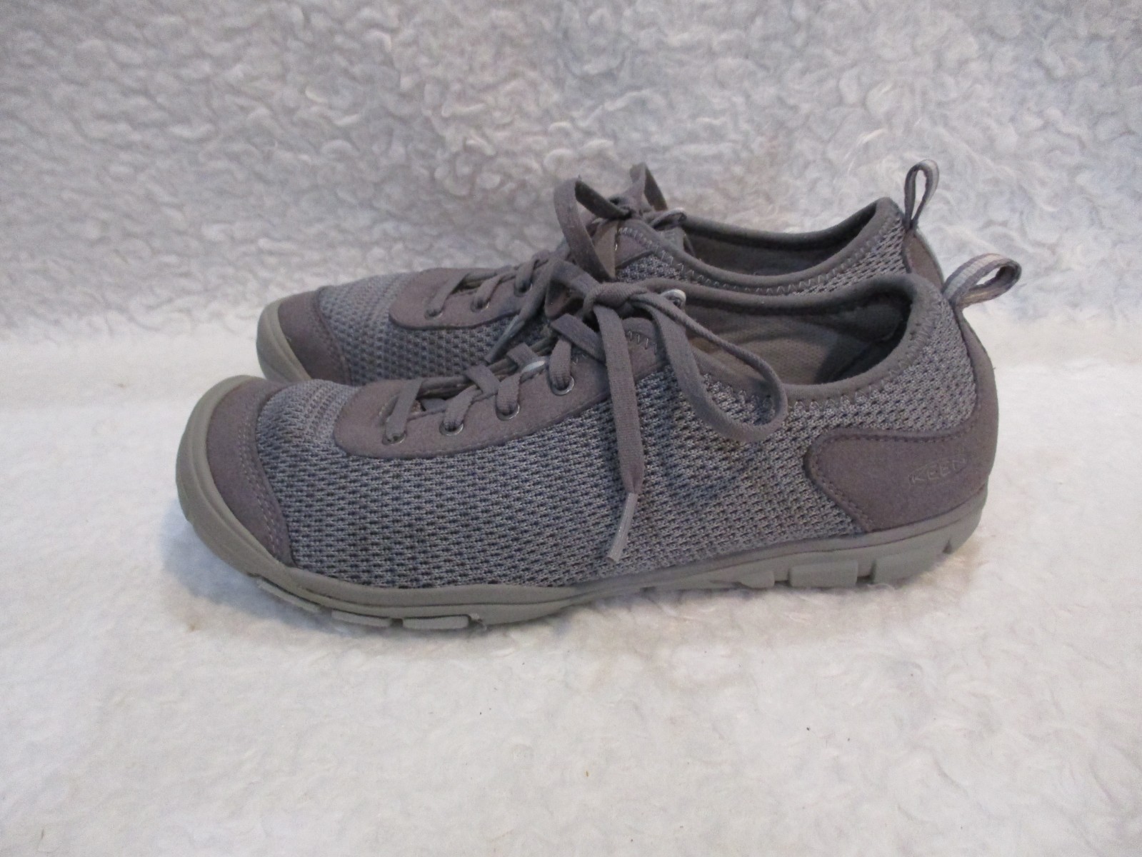 Women’s, KEEN, Gray, Synthetic, Lace up, Walking, Casual, Shoes, Size, 10