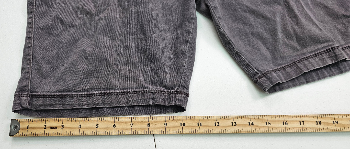 Iron Co Mens Shorts 38 Grey Flex Waistband Comfort Stretch Flat Front 1435250S