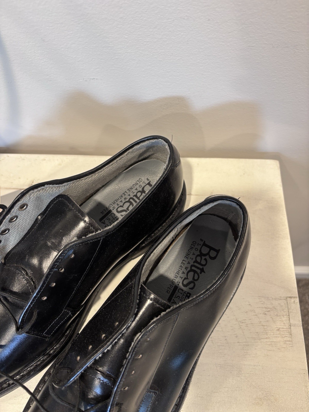 Bates Dress Shoes Leather Size 8D