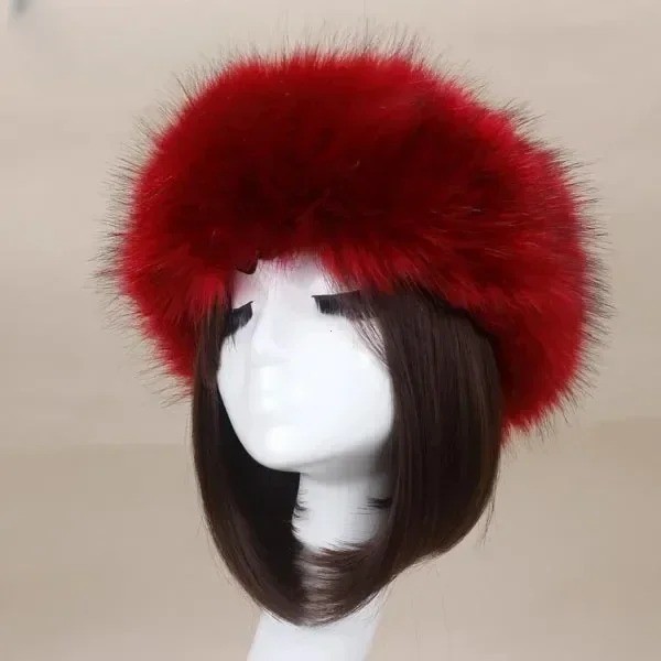 Women’s Russian Faux Fluffy Fox Fur Hat
