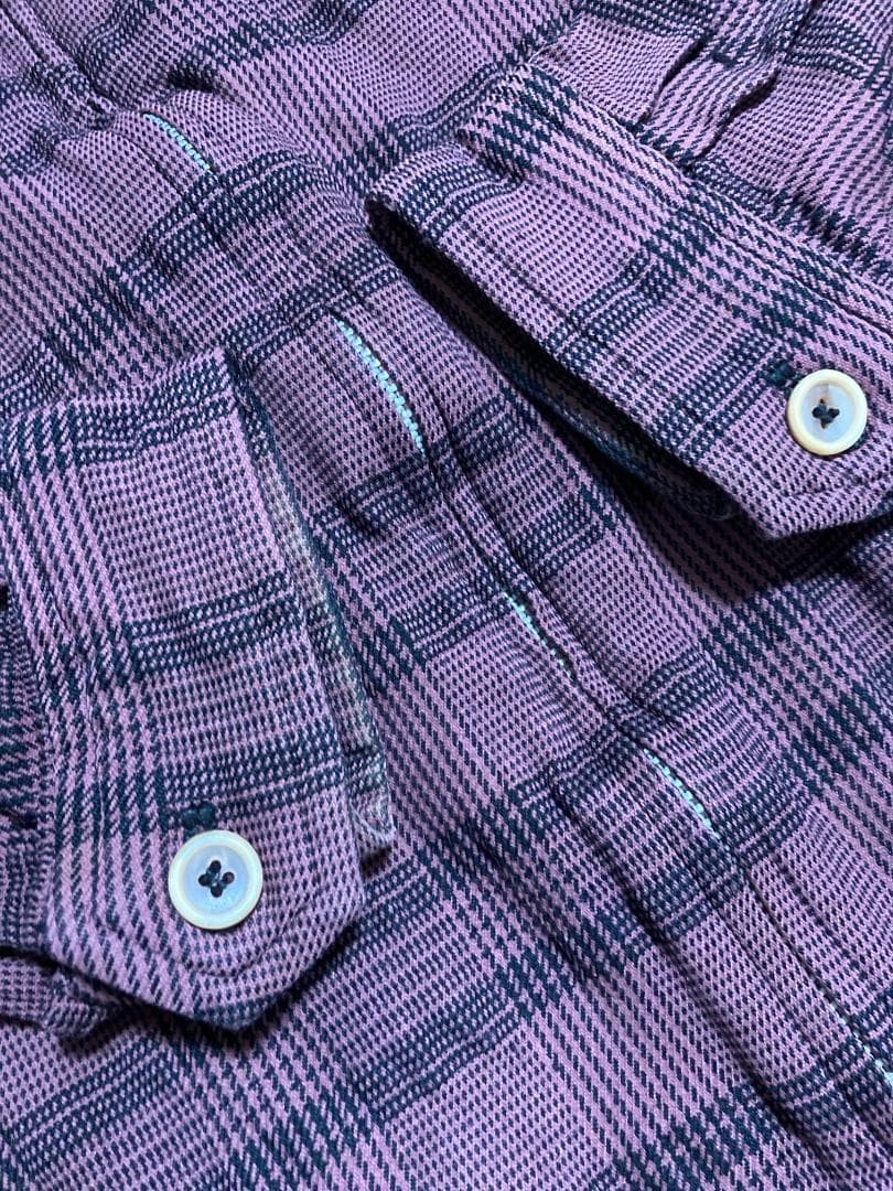 USED 00S COMME DES GARCONS SHIRT POLYESTER SHRINK GARMENT-DYED JACKET SWING TO