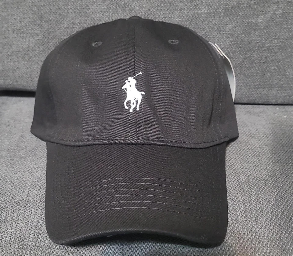 PoloRalphLauren Men’s Baseball Cap Adjustable Chino Cotton Hat NWT Multi-Color