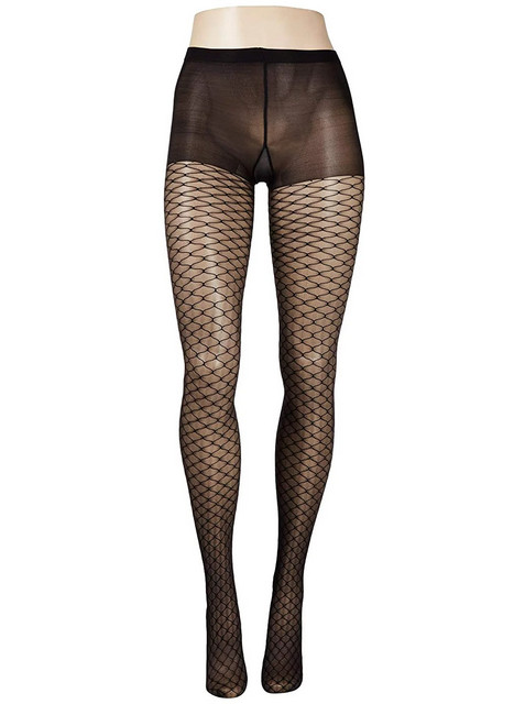 HUE Faux Net Sheers Control Top Pantyhose Black Size 2 – NWT