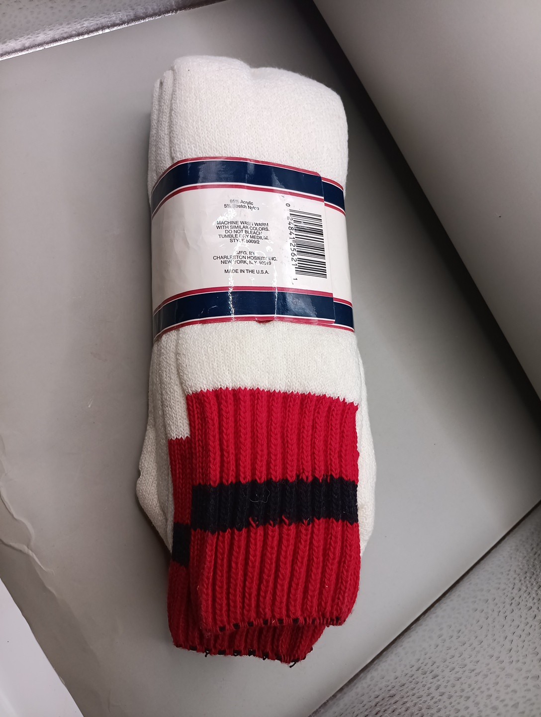 Vintage Sports Afield 2 Pair Sport Socks. Cotton Natural Blend. Sock Size 10-13