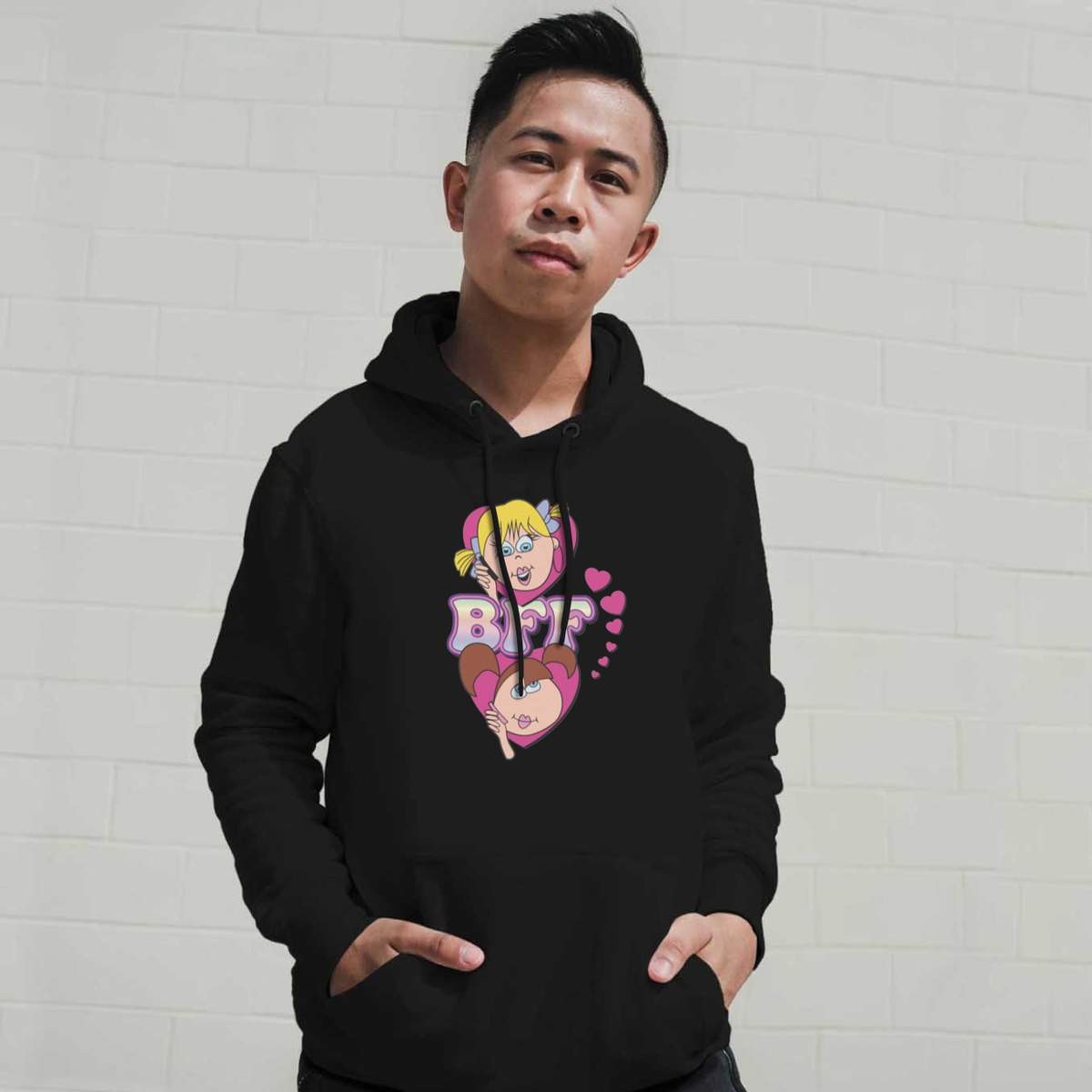 ‘Best Friends Forever’ Adult Hoodie / Hooded Sweater (HO058605)