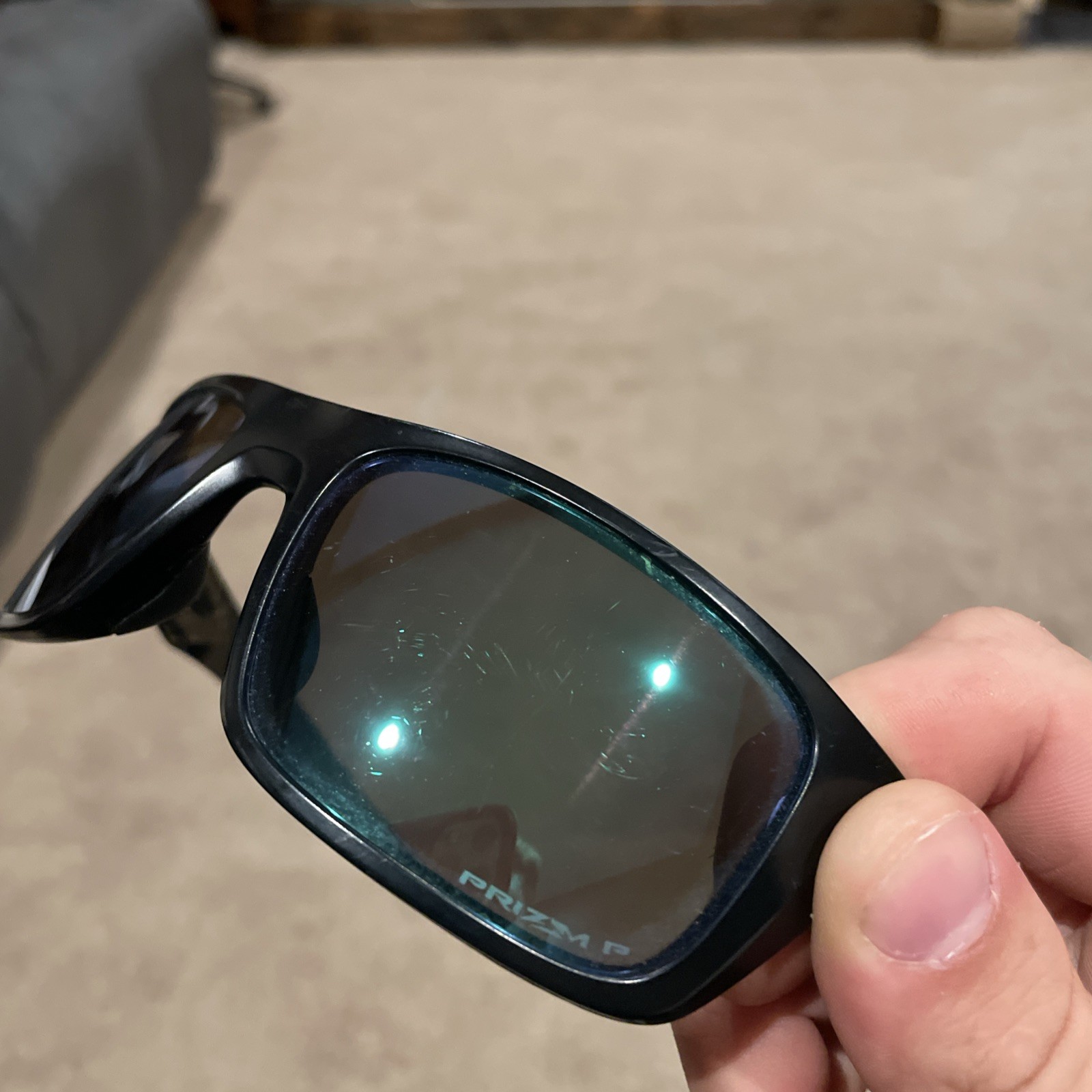 Oakley Men’s Drop Point Sunglasses W/ Prizm P Polarized Lenses