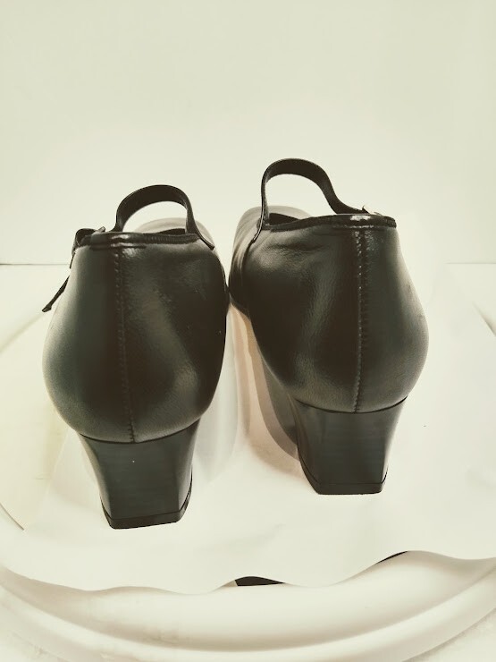 THERESIA M. Leni Women’s Black Heels Comfort Orthopedic inserts Size 7.5 US