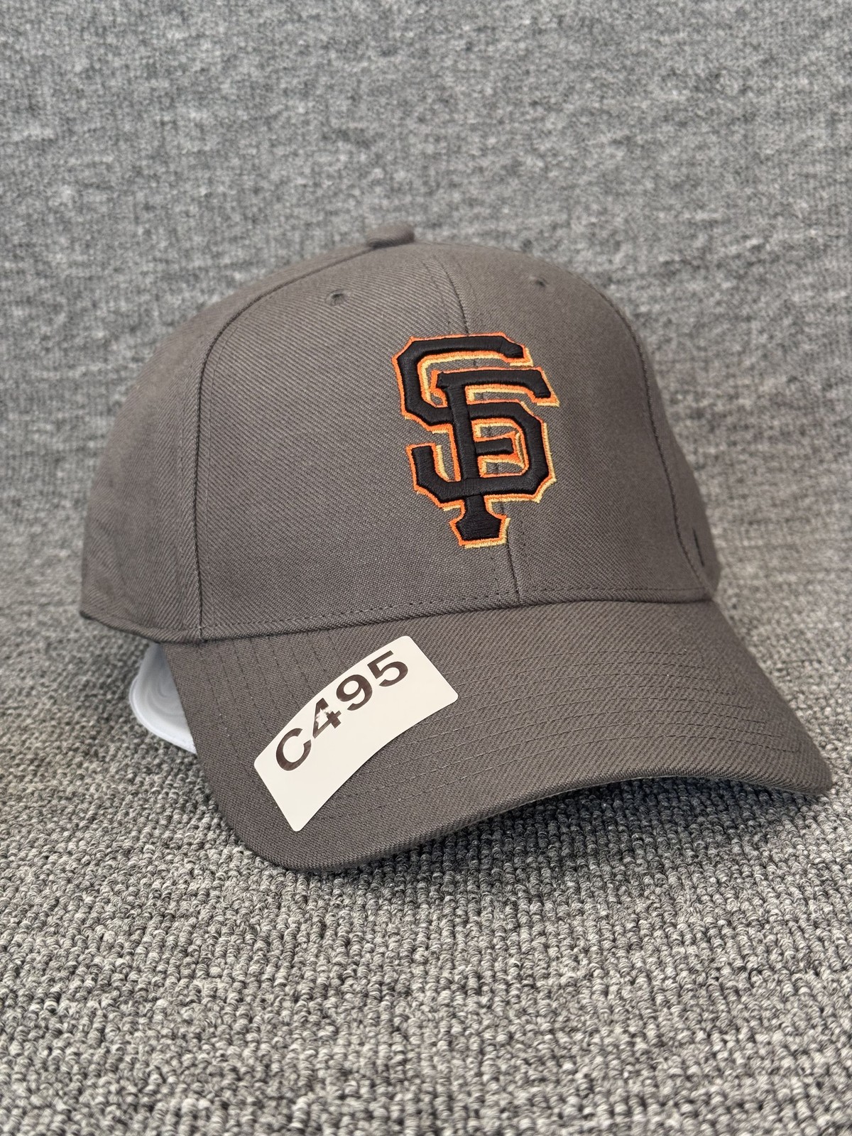 47 Brand San Francisco Giants Strapback Charcoal Grey One Size Baseball Cap