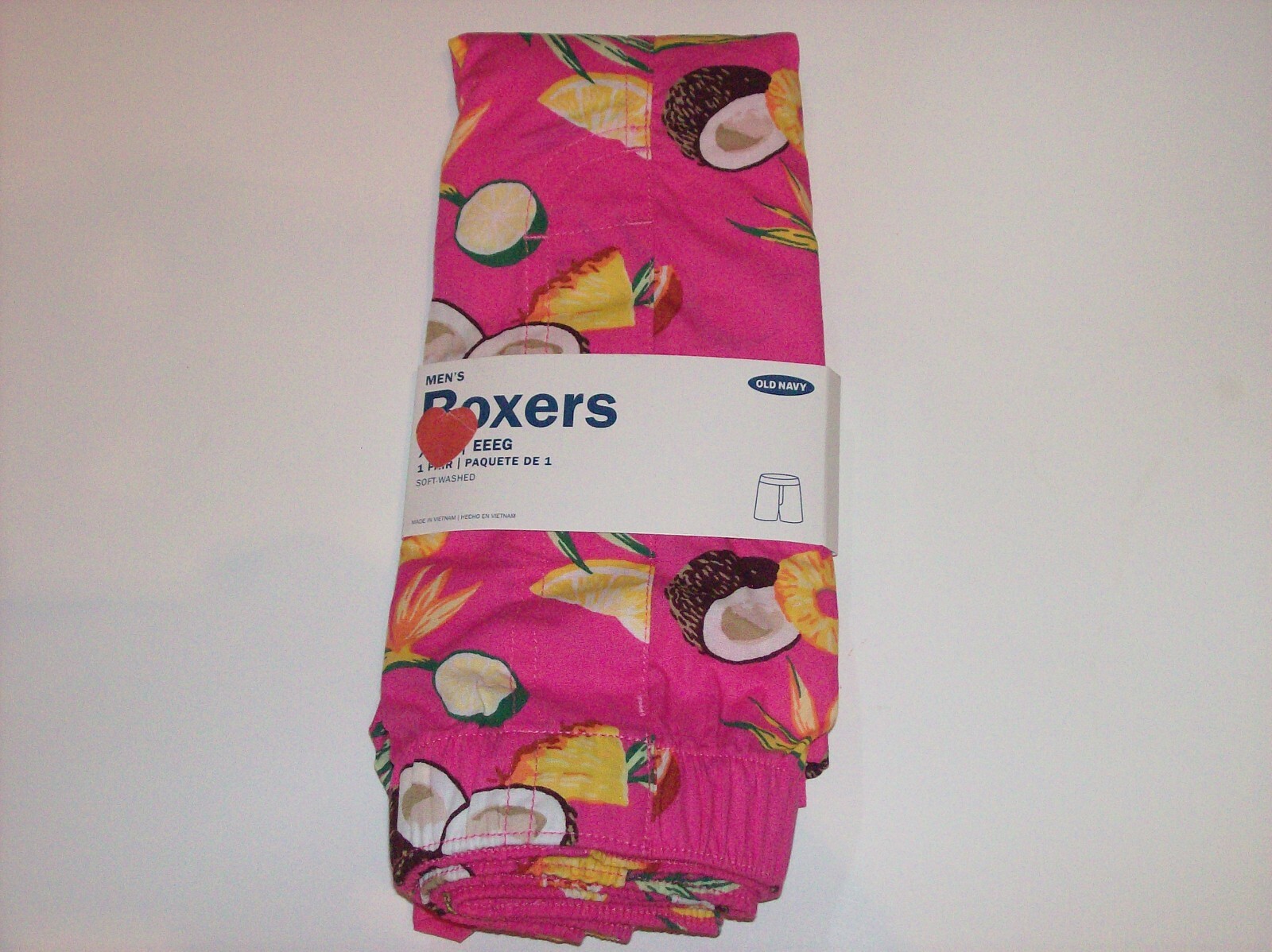 Old Navy Underwear Mens 1 Boxer Tropical Fruit S M L XL XXL XXXL New