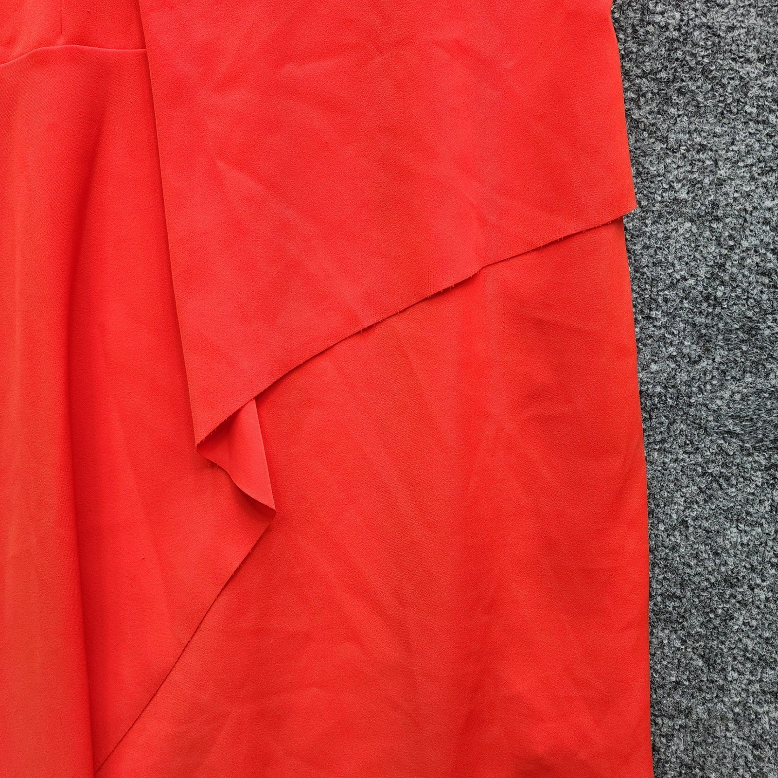 COS Collection of Style Women Asymmetric Draped Midi Dress Minimalist US 2