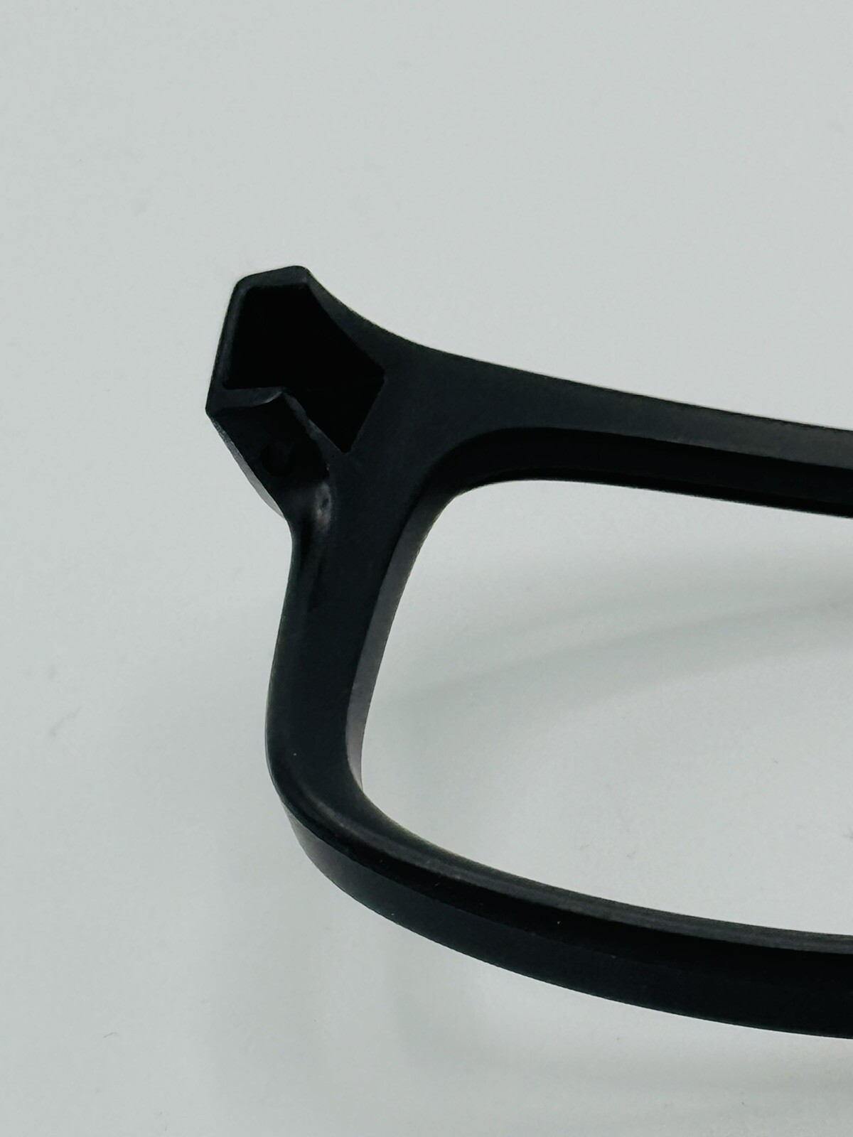 OAKLEY HOLBROOK SUNGLASSES REPLACEMENT FRONT FRAME MATTE BLACK NO ICON OR RIVETS