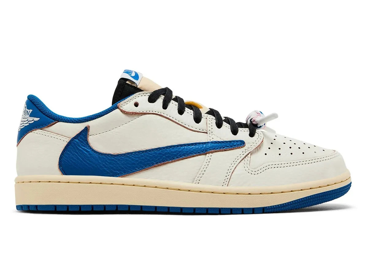 Nike Air Jordan 1 Low OG Fragment x Travis Scott Military Blue DM7866-104 Men’s