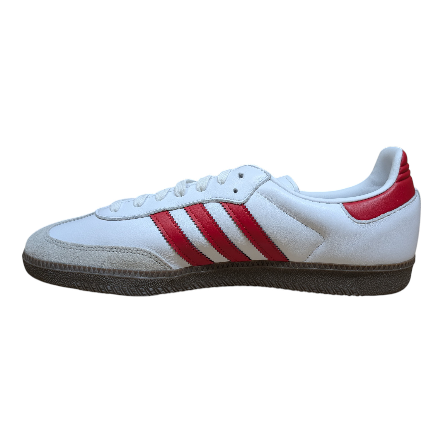 Adidas Originals Men’s Samba OG Athletic Shoes – White/Red – US Sizes – IG1025