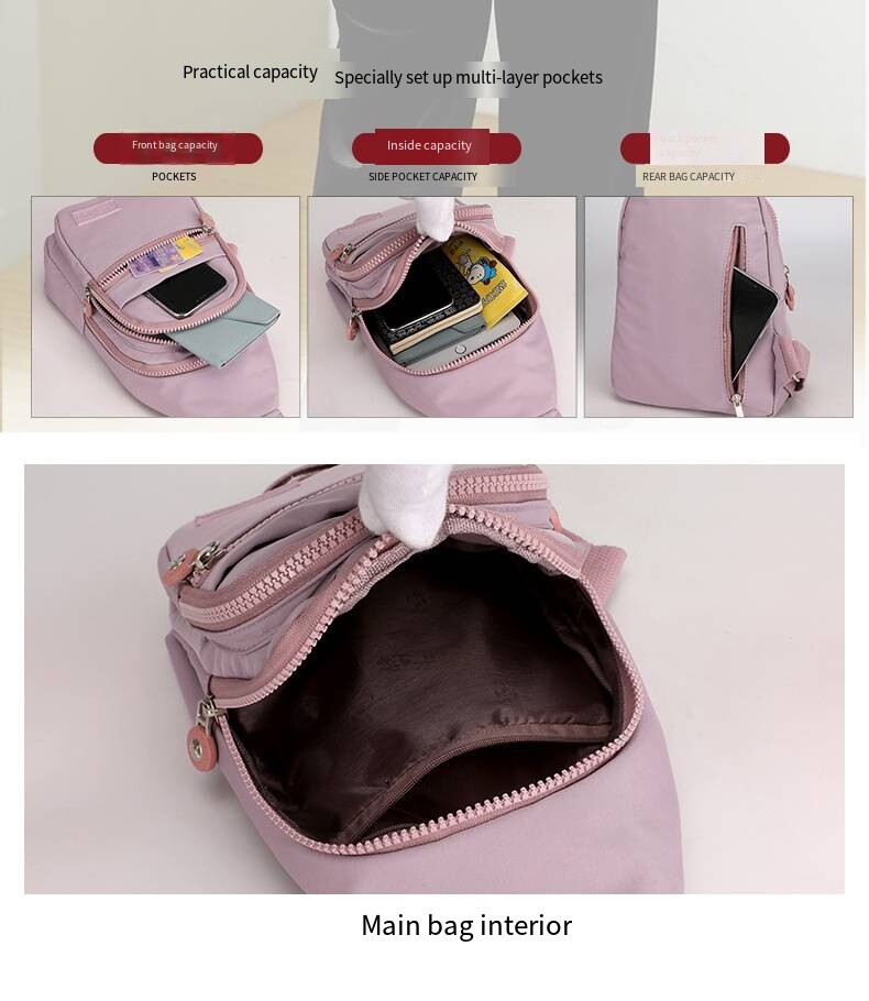 Crossbody Shoulder Bags Chest Sling Bag Fanny Packs Travel Sport Backpack Unisex
