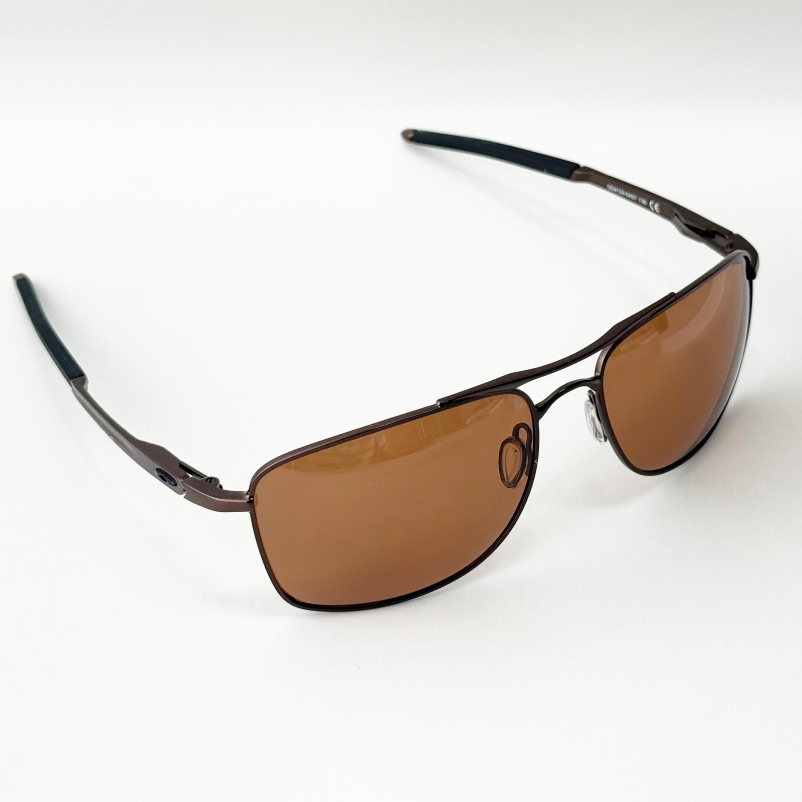 Oakley Gauge 8 OO4124 Polarized Sunglasses Brown Frame Brown Lens