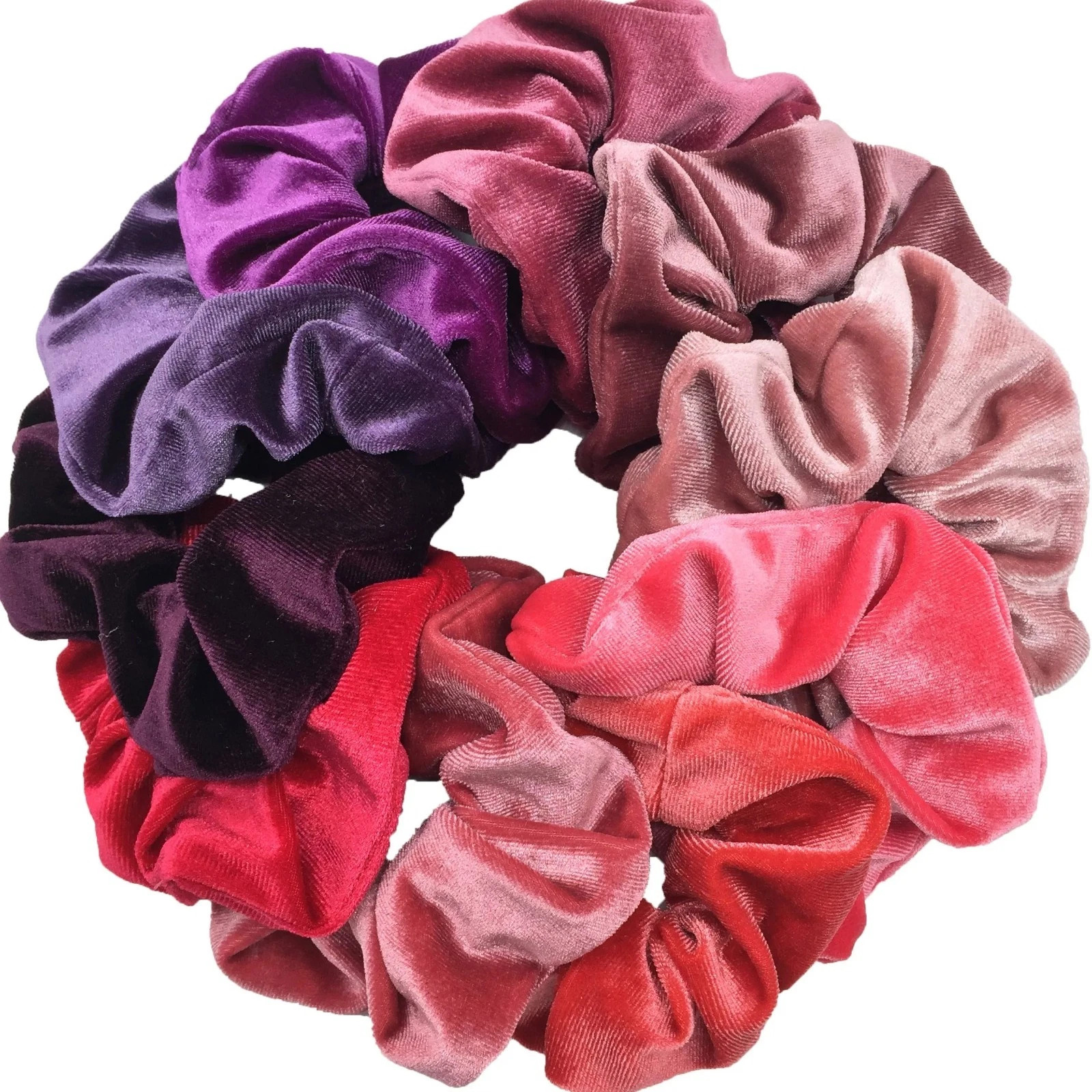 10 packs of elastic hair bands for women and girls