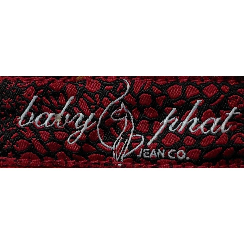NWT Baby Phat Stretch Red Jeans Mid (10-12 in) Regular Denim Women Size 5