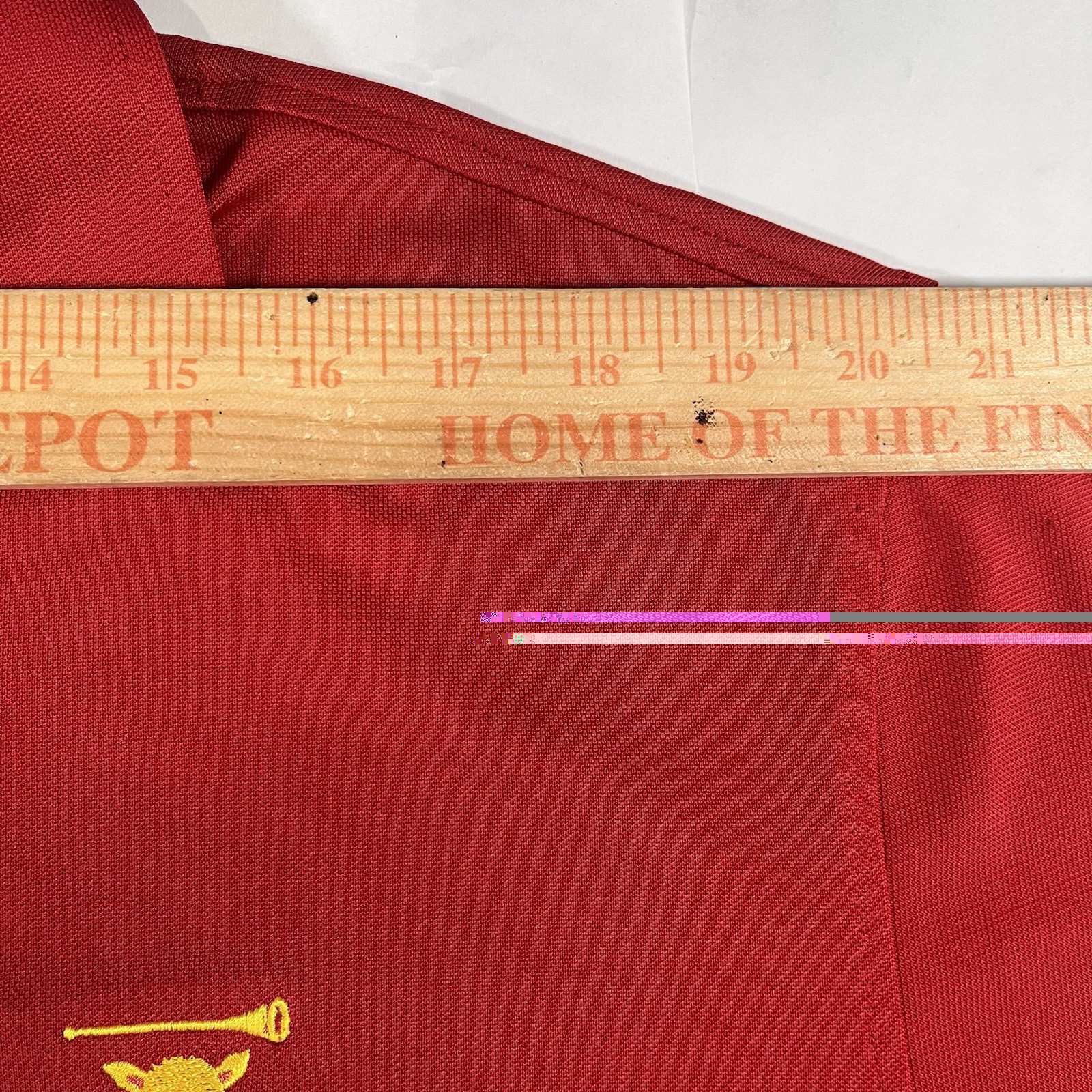 Foot Joy Myopia Hunt Club Tech Performance Golf Polo Shirt Red Sz L RARE! EUC