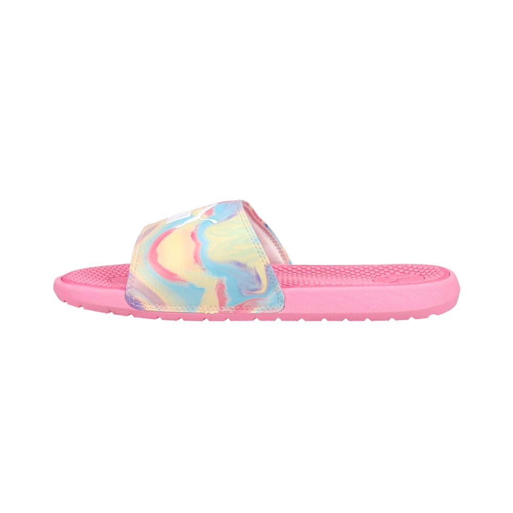PUMA Cool Cat Ice Cream Swirl Slides Womens Pink Casual Sandals 38695201