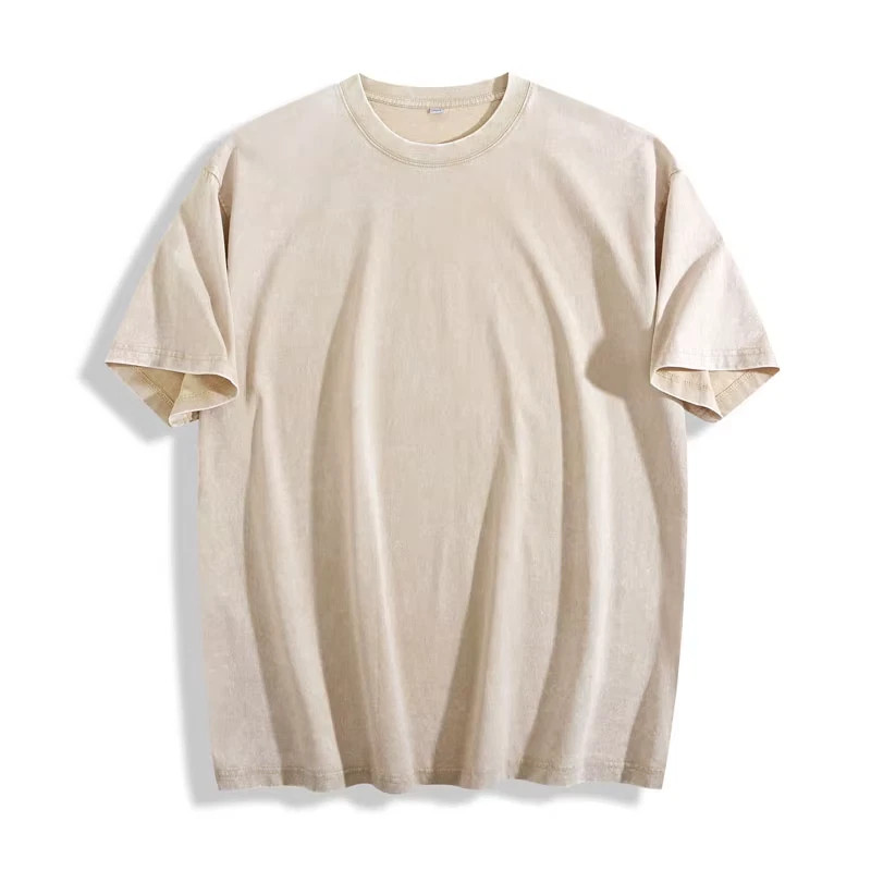 Vintage Washed T Shirt Men Women Oversized Tee 100% Cotton Casual Streetwear