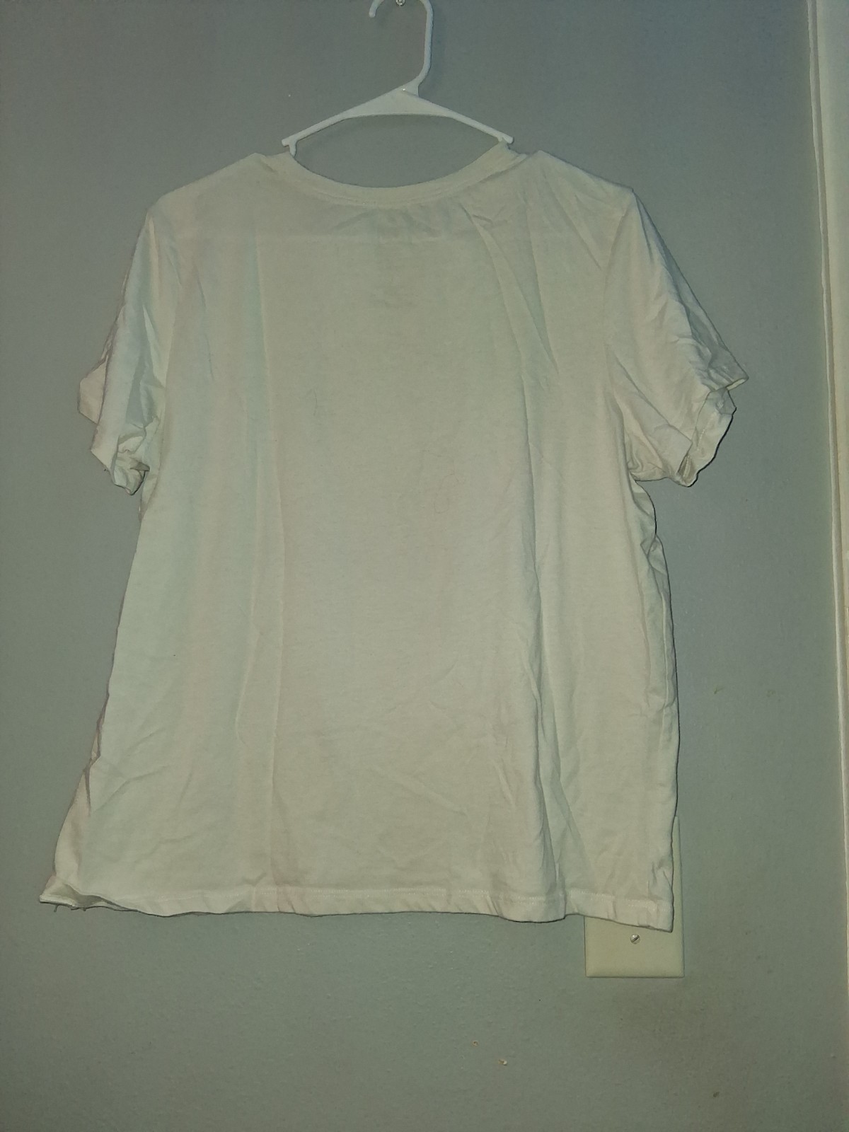 Corvette Car Graphic Tee Shirt Size L White Short Sleeve