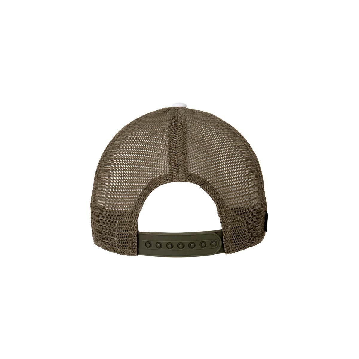 Mack Trucks Olive Green Lo-Pro Structured Trucker Hat, Mesh Back, Logo Embroider