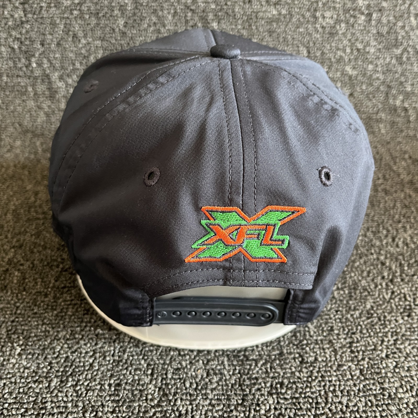 ’47 Football Seattle Dragons Snapback Structured Adjustable Grey Orange Green Ba